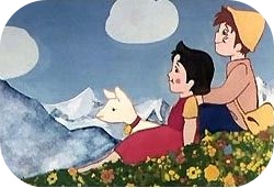 heidi met teksten nederlandse kinderliedjes van tv