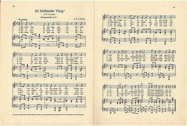 kun je nog zingen hollands vlag