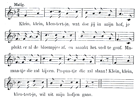 vloten baker- en kinderrijmen