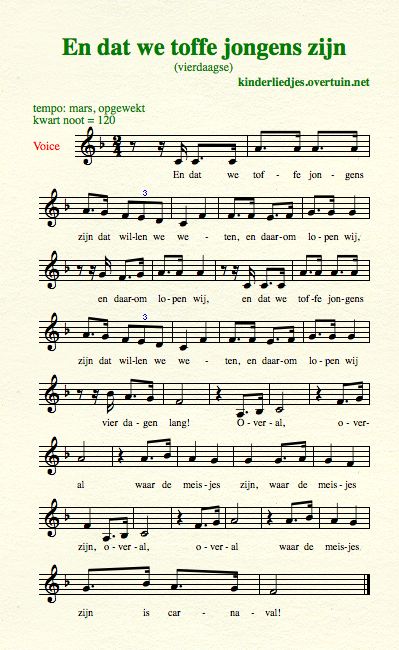 bladmuziek en muziek liedjes vierdaagse vierdaagseliedjes toffe jongens